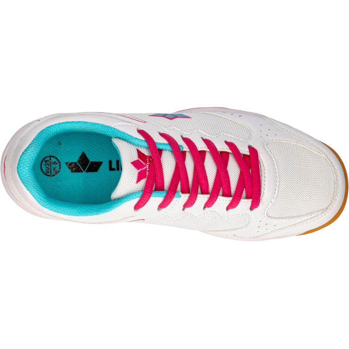 Жіночі зальні тенісні кросівки Lico Damen Speed, білий/рожевий/блакитний, 41 EU