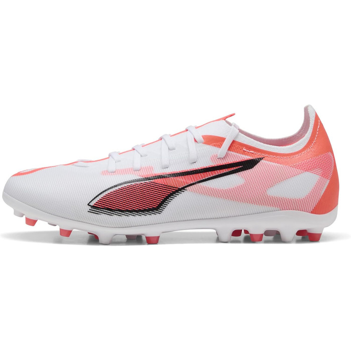 Кросівки футбольні PUMA Ultra 5 Match Mg (40 EU, білий/чорний/червоний)