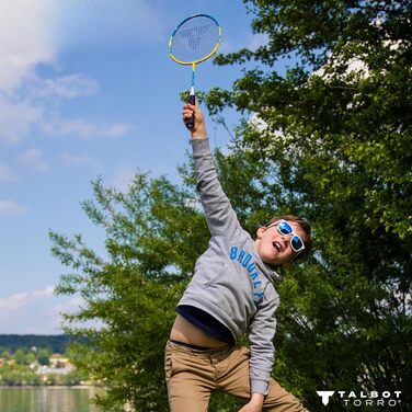 Набір для бадмінтону Talbot Torro® Junior 2-Attacker, блакитно-білий, універсальний розмір