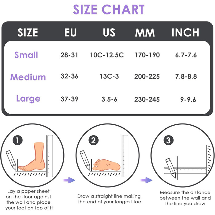 Інлайнерожі TOSHOO, ролики для дітей та дорослих, LED-колеса, регульовані розміри, ролики для катання, ролики для дівчаток та хлопчиків (S, фіолетовий)