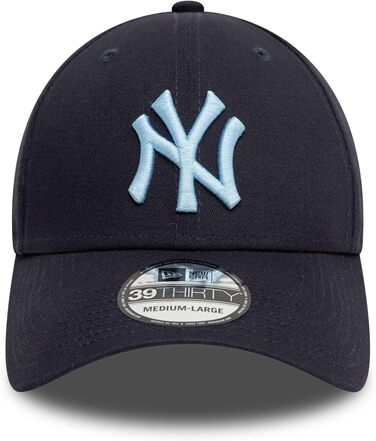 Кепка бейсболка New Era MLB 39Thirty з логотипом команди, вигнутий козирок (XS-S, New York Yankees #37185)