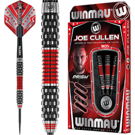 Дротики WINMAU Joe Cullen Rockstar RS 1.0 професійні, вольфрамові, з оперенням і стрижнями