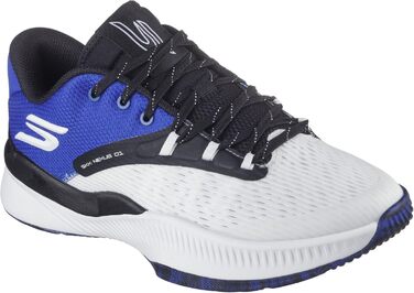 Кросівки Skechers Nexus для чоловіків, баскетбольні, сірі та зелені (42 EU, білий/синій)