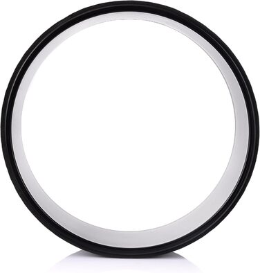 Колесо для йоги Fizyo Yoga Wheel – для розтяжки спини та полегшення болю – стабільне, неслизьке – для йоги, пілатесу, розтяжки (Чорний, 32 см)