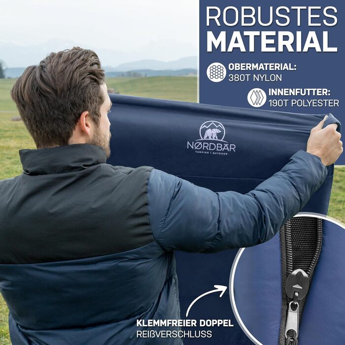 Спальний мішок 3 сезони та літній ультралегкий [750г/1500г] | Намету мішковидний спальний мішок | компактний | для кемпінгу, подорожей, гірських походів | літній спальний мішок блакитний 750г