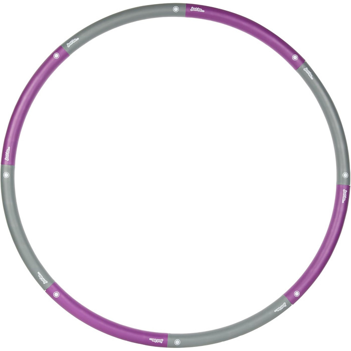 Hula Hoop для схуднення Just Be Violett 1.4 кг - обруч для фітнесу вдома та спортзалі, розбірний