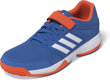 Дитячі кросівки Adidas Speedcourt Indoor для залу - унісекс (31 EU, Bright Royal Cloud White Team Solar Orange)