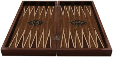 Нарди антикварні Staroyun 25x49x7,5 см горіх