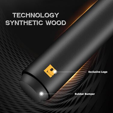 YEUEK Little Monster Springqueue, карбонове, 553 мл, з м'якою сумкою, чорний