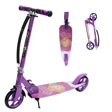 Самокат дитячий Habib Cityroller складаний, регульований, з широкою декою, фіолетовий (6-16 років)