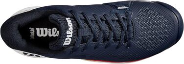 Тенісне взуття Wilson Rush Pro Ace для чоловіків (41 1/3 EU, Navy Blazer White Infrared)