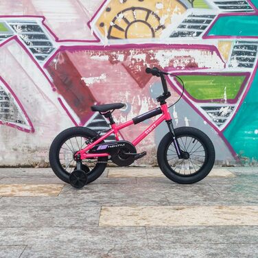 Дитячий велосипед cubsala у стилі BMX, 12/16 дюймів, з допоміжними колесами, V-гальмами, для хлопчиків і дівчаток 1–8 років, різнокольоровий