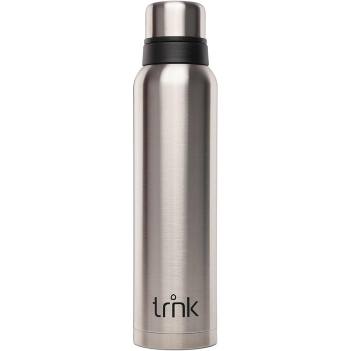 Термос trnk Outdoor polar 2, 1600 мл, нерж. сталь, BPA-free, тримає тепло 40 год, 2 чашки, для походів, стійкий до миття в посудомийці, сріблястий