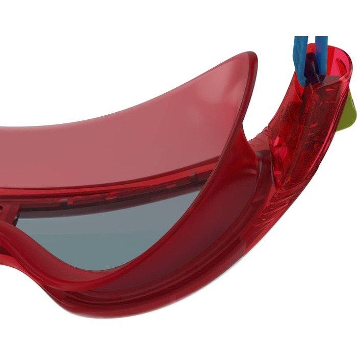 Дитячі плавальні окуляри Speedo Biofuse Rift унісекс, універсальний розмір, червоні/сині/димчасті