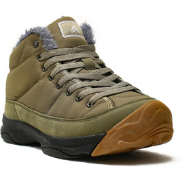 Зимові черевики Azooken для чоловіків та жінок, теплі трекінгові черевики для походів, водонепроникні зимові черевики, розміри 36-48 (41 EU, Army Grün)