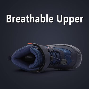 Дитячі трекінгові черевики FLIOZY - водонепроникні, легкі, дихаючі, для дівчаток та хлопчиків (34 EU, Navy)