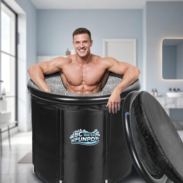 Тонна для криотерапії Eistonne Oval 120x70x70 см – для швидкої регенерації після спорту, з 5-шаровою ізоляцією та складним дизайном