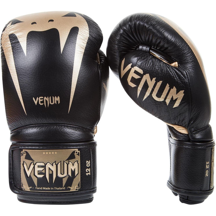 Боксерські рукавички Venum Giant 3.0 для муай-тай та кікбоксингу, 16oz, чорні