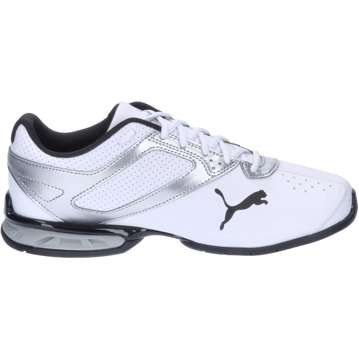 Кросівки жіночі PUMA Tazon 6 для тренувань, 42.5 EU, білий, сріблястий, чорний