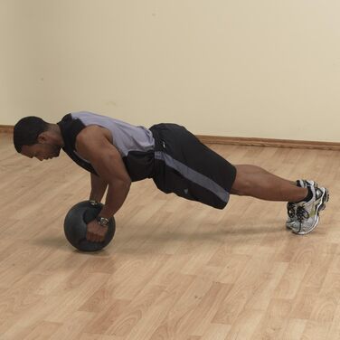 Медичний м'яч Body-Solid Dual Grip 4,5 кг для фітнесу
