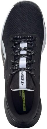 Крос-тренажери Reebok Nanoflex для чоловіків, 44.5 EU, чорний/білий/сірий
