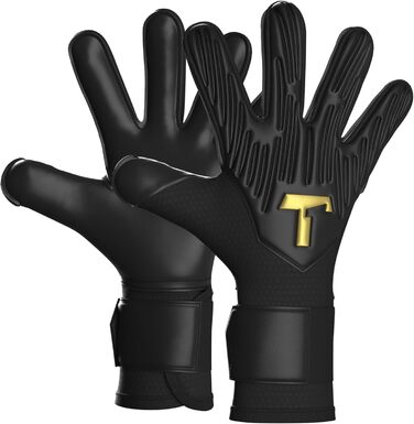 Воротарські рукавички T1TAN Rebel Junior для дітей 4-6 років, чорно-білі, розмір 4 (5-6 років)