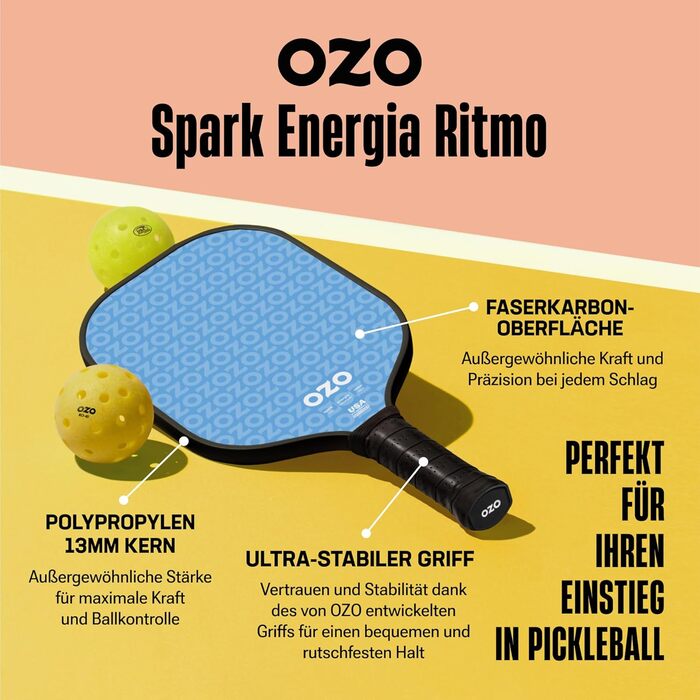OZO ракетка для піклболу Power для початківців, біла