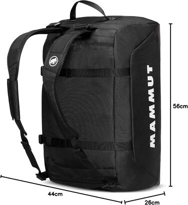 Сумка для багажу Mammut Cargon 60 л чорна, унісекс