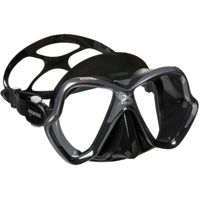 Маска для дайвінгу Mares X-Vision, універсальна, чорна