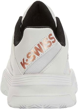 Кросівки K-Swiss Court Express Hb для жінок, 41 EU, білий, чорний, рожеве золото