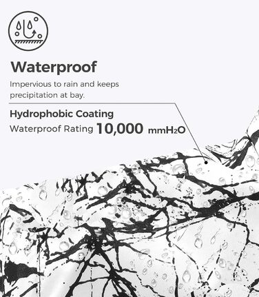 Жіноча гірськолижна куртка Wantdo, тепла флісова, водонепроникна, дихаюча, з капюшоном, вітрозахисна, для активного відпочинку, темно-бірюзовий (чорно-білий), XXL