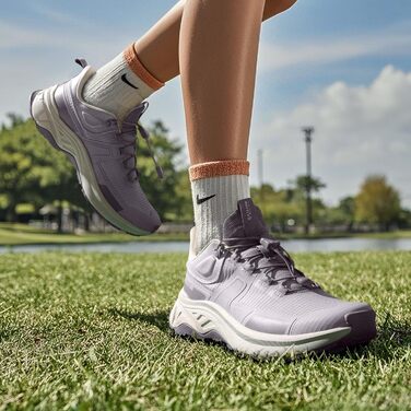 Жіночі трекінгові черевики NORTIV 8 - легкі, дихаючі, сітка, для хайкінгу, туризму, роботи (41.5 EU, світло-фіолетовий)