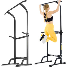 Силова вежа TREX SPORT TX-060PR, турнік, бруси, багатофункціональна станція для підтягувань і віджимань, вільностояча