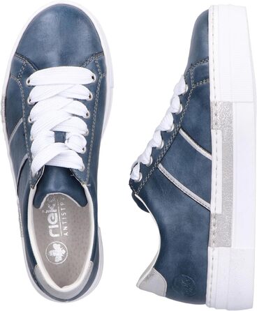 Кросівки жіночі Rieker N4902 сині (36 EU) - зручне взуття для міста