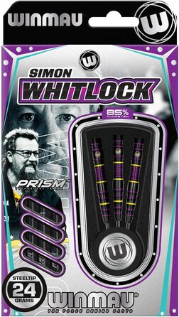 Дротики WINMAU Simon Whitlock 85% Pro-Series 24г з аксесуарами для професіоналів