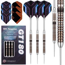 Дарти WIN.MAX Tungsten 90% (3 шт) 18-28г, металеві наконечники, професійні сталеві дротики