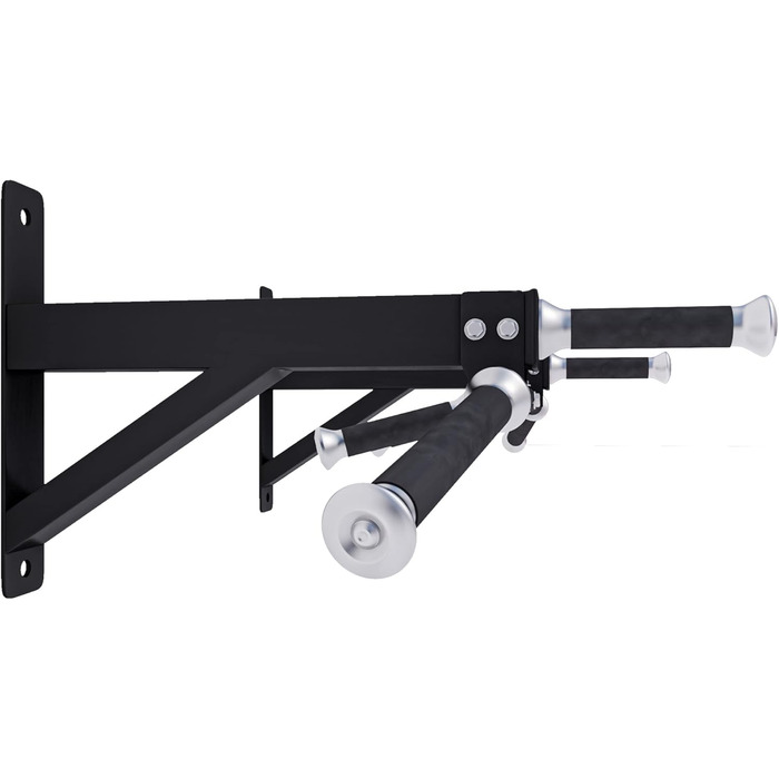 Турнік MAXXUS CHIN-UP PRO для стіни, сталевий, 124x35x61 см, до 150 кг, 6 гумових рукояток, багатохватний, для дому та вулиці, фітнес-тренування