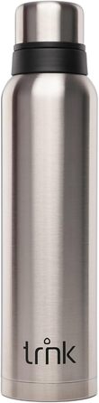 Термос trnk Outdoor polar 2, 1600 мл, нерж. сталь, BPA-free, тримає тепло 40 год, 2 чашки, для походів, стійкий до миття в посудомийці, сріблястий