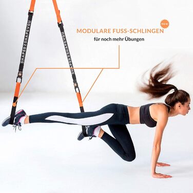 Преміум набір для тренувань Sling Trainer V.2025 з рушником, рюкзаком та інструкцією - підвісний тренажер для функціональних тренувань з кріпленням до дверей + сертифікат якості