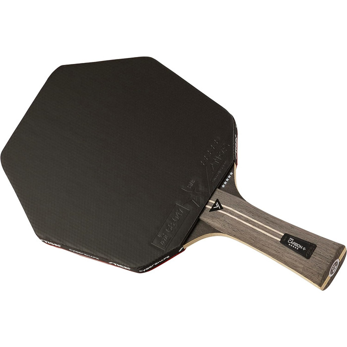 Професійна тенісна ракетка STIGA Cybershape Pro Carbon+, 5-зіркова, шестикутна форма, для атакуючих гравців