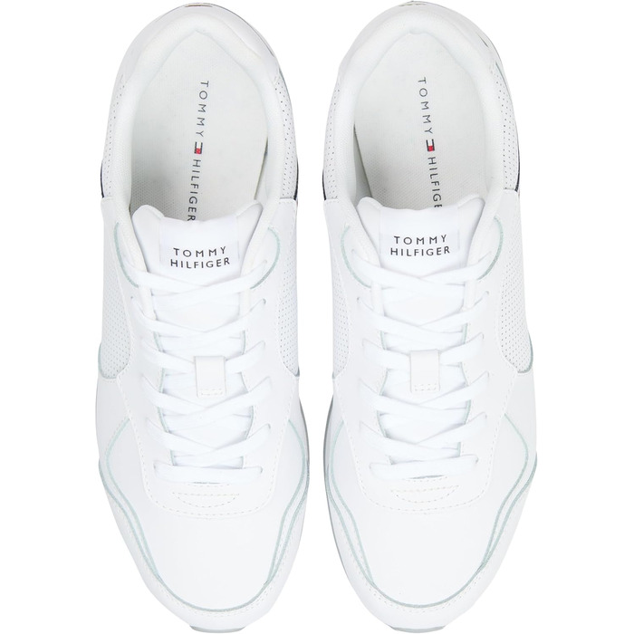 Чоловічі кросівки Tommy Hilfiger Runner Icon Leather FM0FM05740, шкіра, розмір 42 EU, білі