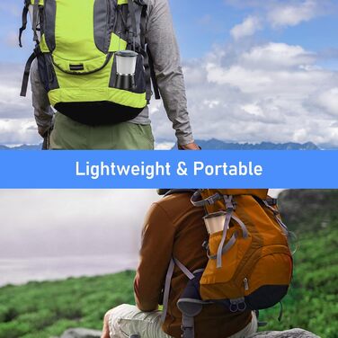 LED кемпінговий ліхтар Blukar: 2000 люмен, портативний, перезаряджається, 5 режимів, 8+ годин роботи, для кемпінгу та надзвичайних ситуацій