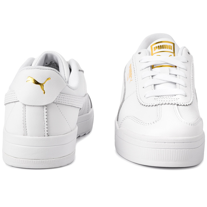 Жіночі спортивні кросівки PUMA Roma Feminine, білі, шкіряні, р. 37