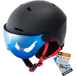 Шолом гірськолижний дитячий/жіночий/чоловічий Meteor, розмір M (55-58 см), темно-синій