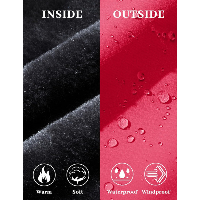 Жіноча зимова куртка MAGCOMSEN: тепла флісова парка, софтшелл для сноуборду та гірськолижного спорту, рожевого кольору, водонепроникна та вітрозахисна