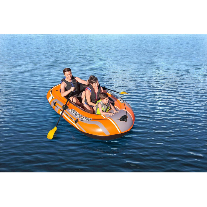 Надувний човен Bestway Kondor 3000, 232x115x36 см, комплект