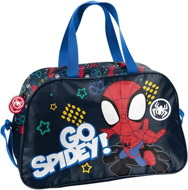Дитяча спортивна сумка Spiderman з підсвічуванням, дорожня та через плече, з брелоком