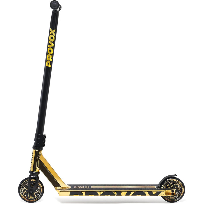 Самокат трюковий RAVEN Evolution Provox Gold 100мм для дітей та дорослих: PU+PP колеса, підшипники ABEC-7