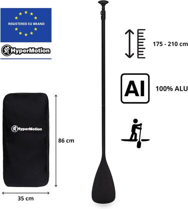 SUP дошка надувна для дітей HyperMotion 15 см, з веслом, помпою, рюкзаком, до 130 кг, зелена