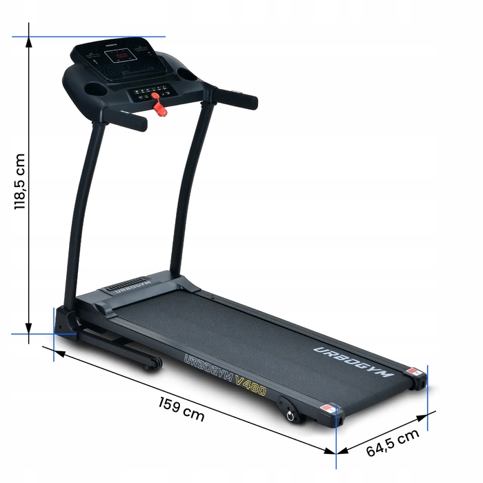 Електрична бігова доріжка Urbogym V480 (до 120 кг)